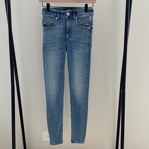 Express Pocket Detail High Rise Ankle Jeans